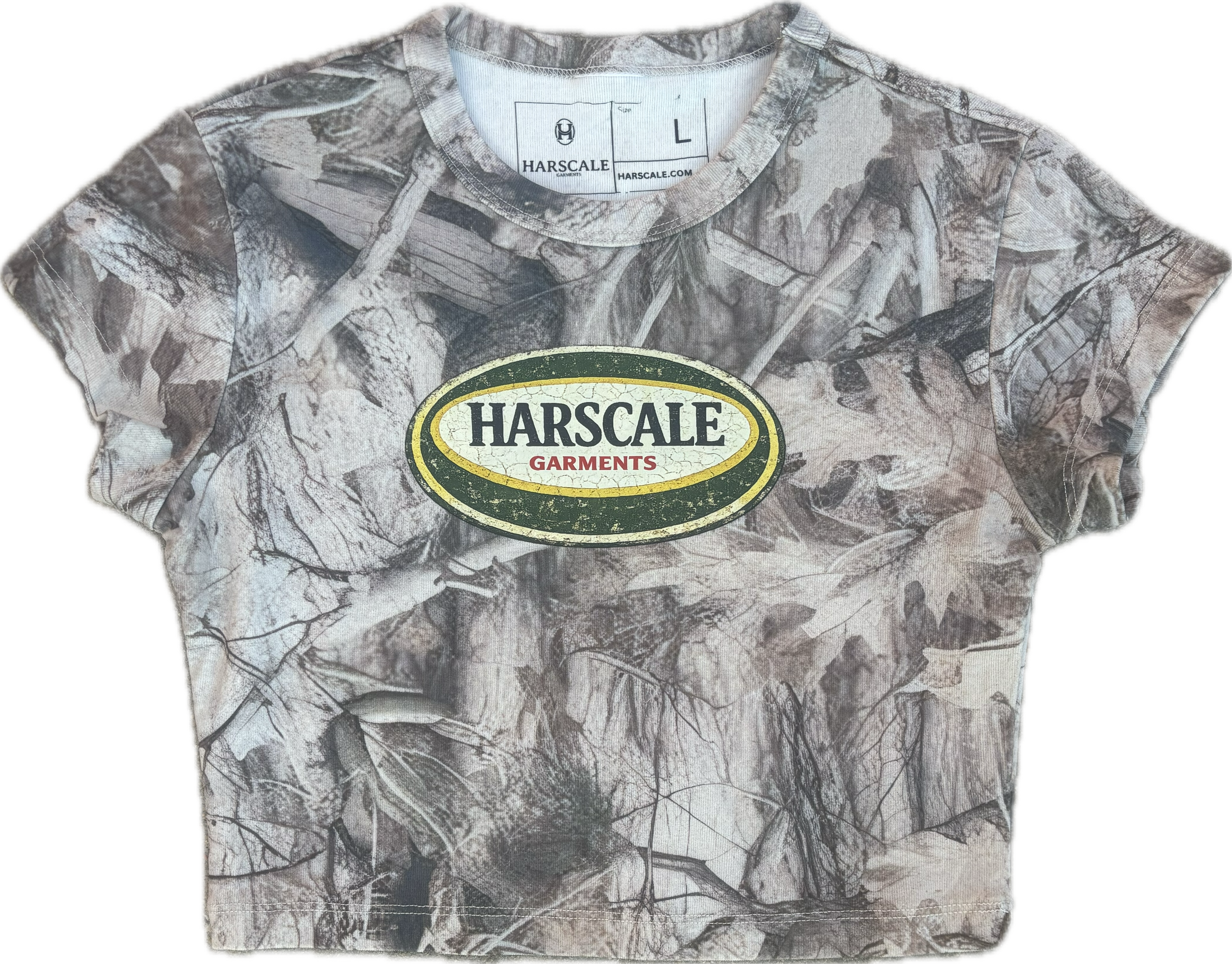 HarScale Camo Cutie Crop Tee