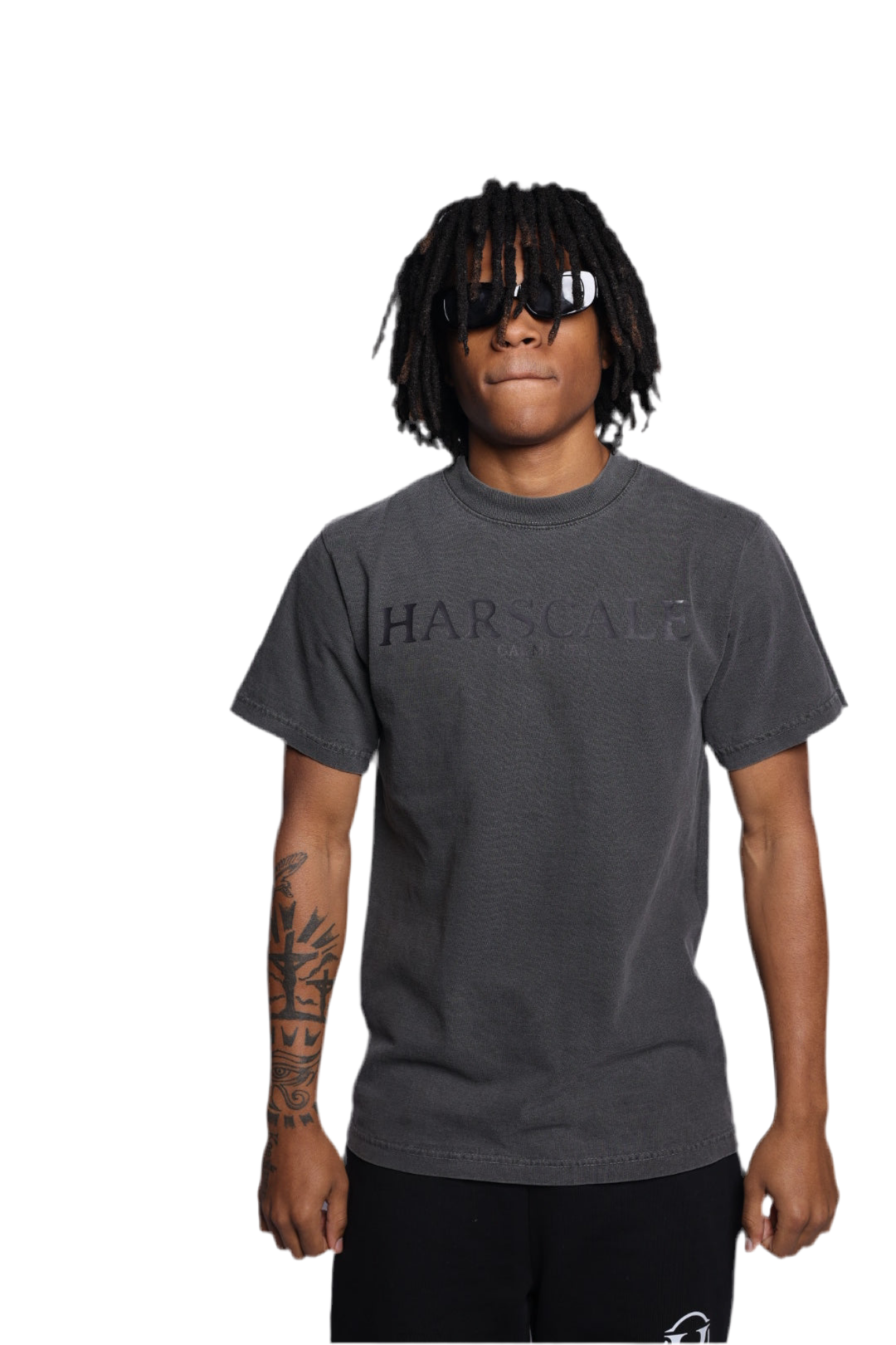 UNISEX Harscale T-Shirt in Washed Grey (OVERSIZED)