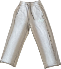 Oval Tape Wide Leg Sweatpants