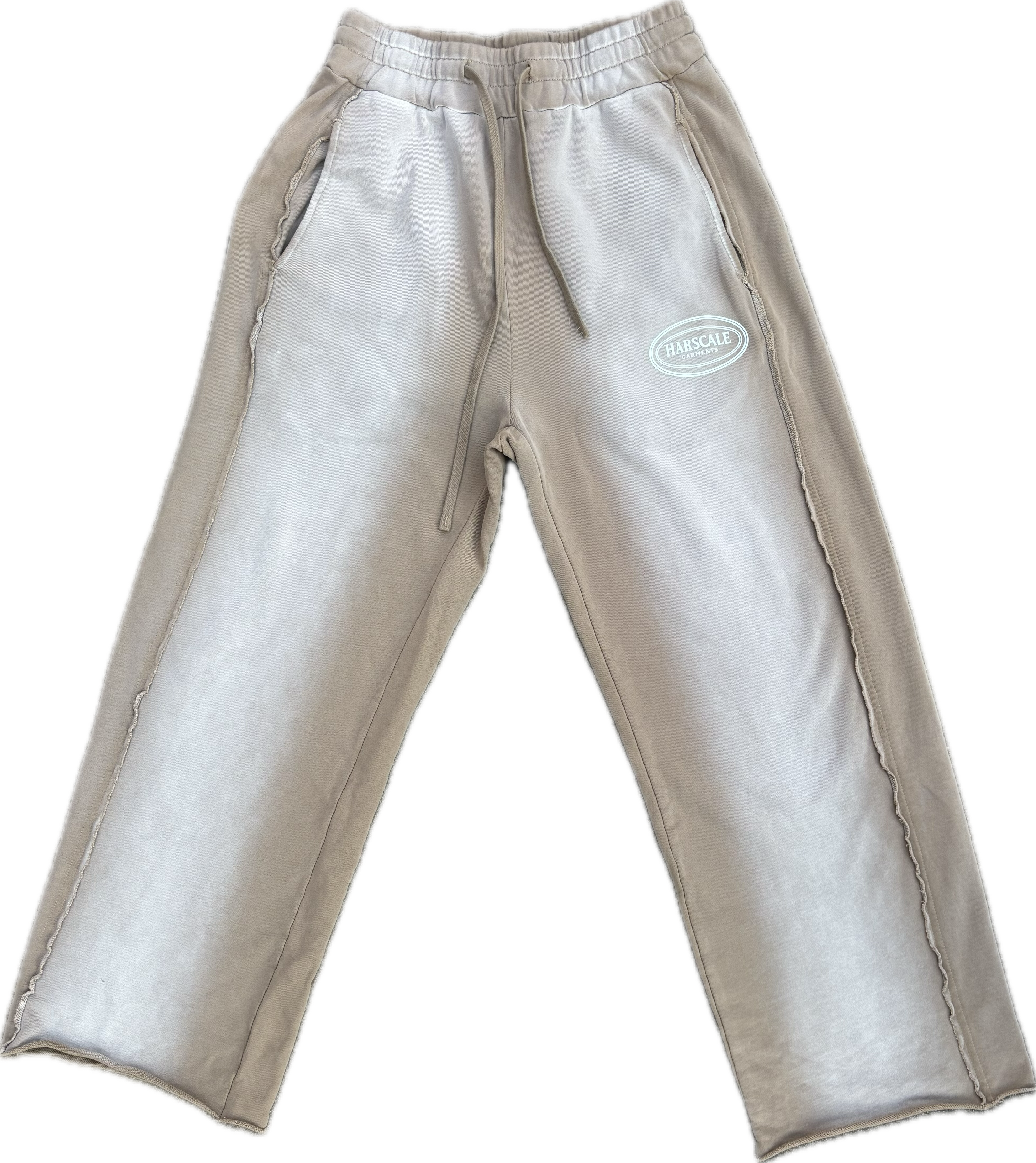Oval Tape Wide Leg Sweatpants